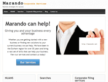 Tablet Screenshot of marando.net